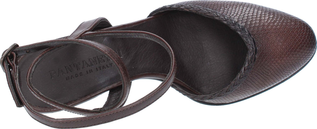 Pantanetti-Scarpe-con-Tacco-Fondente-da-donna