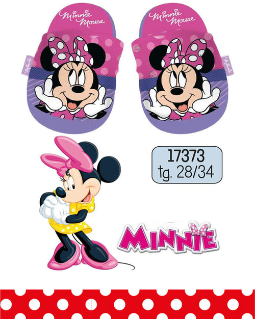 Pantofole bimba disney disegno minnie dal n.26 al n.36