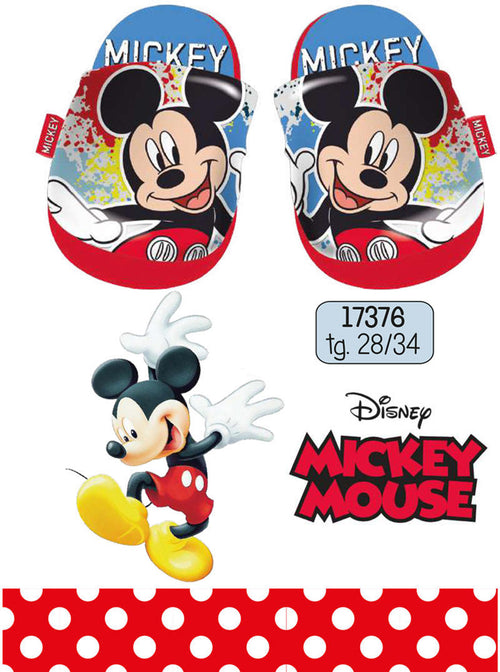 Pantofole bimbo disney disegno mickey mouse dal n.26 al n.36