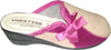 Pantofola donna in vellutino con suola in pelle art. 41c pantoffola PATRIZIA Pantofola donna L'Orchidea - Siderno, Commerciovirtuoso.it