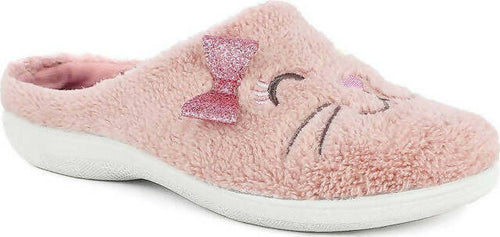 Pantofole-Gatto-E-Fiocco-Glitterato---Ec96-Art.-Ec000096-Inblu