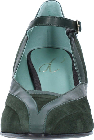Paola-D'Arcano-Scarpe-con-Tacco-Verde-da-donna