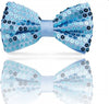 Papillon Paillettes Celeste Teatro Paillette Raso Cravattino Farfallino Cravatta Moda/Bambini e ragazzi/Accessori/Cravatte e papillon/Papillon Trade Shop italia - Napoli, Commerciovirtuoso.it