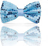 Papillon-Paillettes-Celeste-Teatro-Paillette-Raso-Cravattino-Farfallino-Cravatta