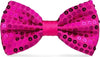 Papillon-Paillettes-Fucsia-Rosa-Paillette-Cravattino-Farfallino-Cravatta