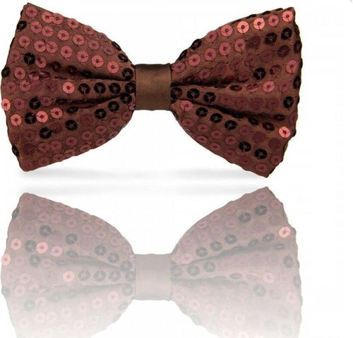 Papillon Paillettes Marrone Teatro Paillette Raso Cravattino Farfallino Cravatta Moda/Bambini e ragazzi/Accessori/Cravatte e papillon/Papillon Trade Shop italia - Napoli, Commerciovirtuoso.it