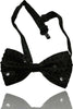 Papillon Paillettes Nero Teatro Paillette Raso Cravattino Farfallino Cravatta Moda/Bambini e ragazzi/Accessori/Cravatte e papillon/Papillon Trade Shop italia - Napoli, Commerciovirtuoso.it