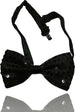 Papillon Paillettes Nero Teatro Paillette Raso Cravattino Farfallino Cravatta Moda/Bambini e ragazzi/Accessori/Cravatte e papillon/Papillon Trade Shop italia - Napoli, Commerciovirtuoso.it