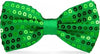 Papillon-Paillettes-Verde-Teatro-Paillette-Raso-Cravattino-Farfallino-Cravatta