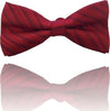 Papillon-Strisce-Rosso-Cravattino-Farfallino-Cravatta-Frack-Papion