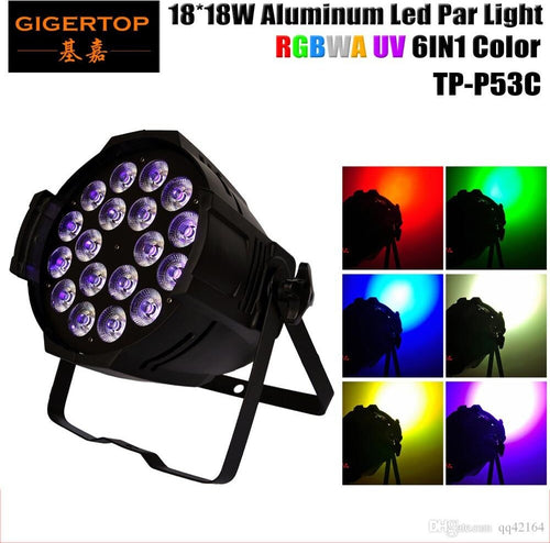 Par Led 18 X 18 W Rgbwa Uv 6 In 1 Luce Wood Party Fluo Powercon In Out Elettronica e telefonia > Accessori Audio e Video > Effetti Luce Trade Shop italia - Napoli, Commerciovirtuoso.it