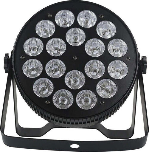 Par-Light-RGBW-faro-LED-18-x-10-Watt-4-IN-1-alta-luminosità-connessione-DMX-DJ