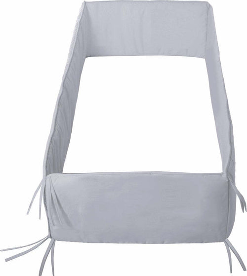 Paracolpi 420 420X30X3 Cm Liso E Grigio Casa e cucina/Tessili per la casa/Biancheria per culle e lettini/Biancheria bimbi/Paraurti per letto La Casa Del Bebè - Napoli, Commerciovirtuoso.it