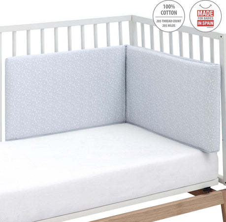 Paracolpi 60 180X35X3 Cm Be Ocean Grigio Casa e cucina/Tessili per la casa/Biancheria per culle e lettini/Biancheria bimbi/Paraurti per letto La Casa Del Bebè - Napoli, Commerciovirtuoso.it