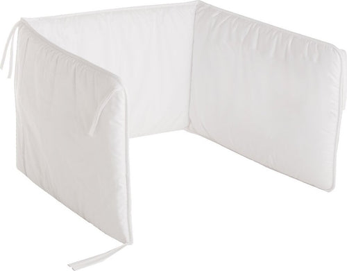 Paracolpi 60 180X40X3 Cm Liso E Bianco Casa e cucina/Tessili per la casa/Biancheria per culle e lettini/Biancheria bimbi/Paraurti per letto La Casa Del Bebè - Napoli, Commerciovirtuoso.it
