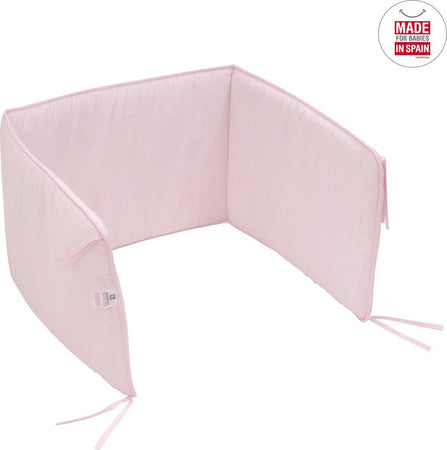 Paracolpi 60 180X40X3 Cm Liso E Rosa Casa e cucina/Tessili per la casa/Biancheria per culle e lettini/Biancheria bimbi/Paraurti per letto La Casa Del Bebè - Napoli, Commerciovirtuoso.it