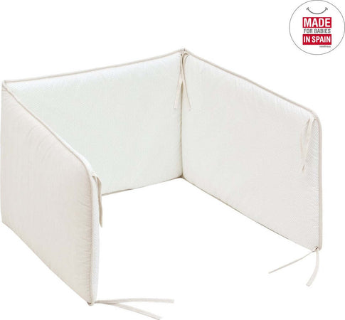 Paracolpi 60 180X40X3 Cm Star Beige Casa e cucina/Tessili per la casa/Biancheria per culle e lettini/Biancheria bimbi/Paraurti per letto La Casa Del Bebè - Napoli, Commerciovirtuoso.it