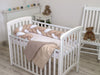 Paracolpi a Treccia Amy Lettino/ Culla Bianco/Tortora Casa e cucina/Tessili per la casa/Biancheria per culle e lettini/Biancheria bimbi/Paraurti per letto La Casa Del Bebè - Napoli, Commerciovirtuoso.it