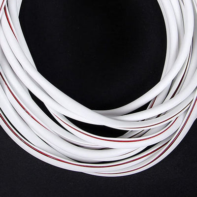 profilo Paracolpi portiera Auto BIANCO Universale protezione porte tubo a U 5MT