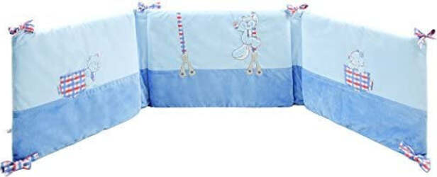 Paracolpi da Culla, Blu (Blau/Beige) Casa e cucina/Tessili per la casa/Biancheria per culle e lettini/Biancheria bimbi/Paraurti per letto Scontolo.net - Potenza, Commerciovirtuoso.it