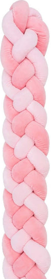 Paracolpi-Intrecciato-180cm-4-trecce-(15cm)-Rosa-Kikkaboo