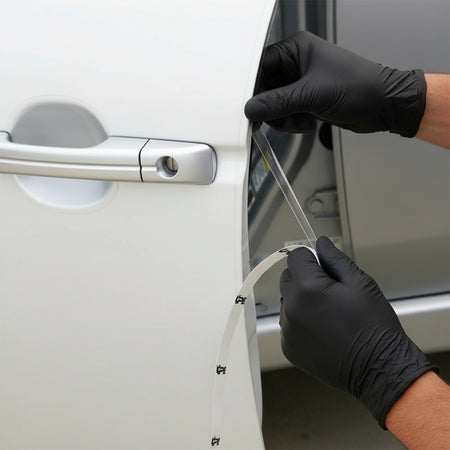 profilo Paracolpi portiera Auto Trasparente Universale protezione porte U 5MT