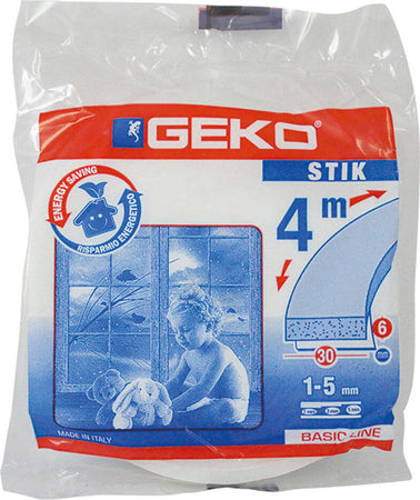 PARAFREDDO-IN-SPUGNA-PER-PORTE-E-FINESTRE-'STIK'-mm-30-x-mt.-4---bianco-Geko