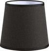 Paralume-Cono-Set-Tessuto-Nero-D16