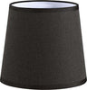 Paralume-Cono-Set-Tessuto-Nero-D16
