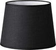 Paralume-Cono-Set-Tessuto-Nero-D20