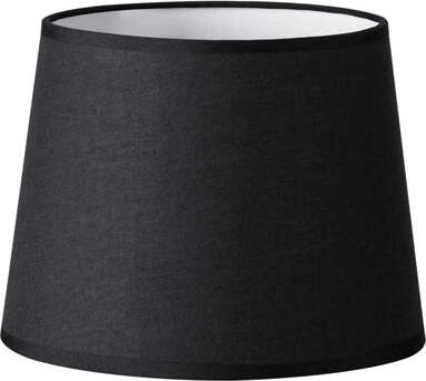 Paralume-Cono-Set-Tessuto-Nero-D20
