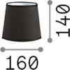 Paralume-Cono-Set-Tessuto-Tortora-D16