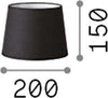 Paralume-Cono-Set-Tessuto-Tortora-D20