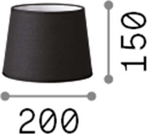 Paralume-Cono-Set-Tessuto-Tortora-D20