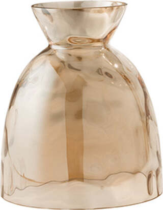 Paralume-In-Vetro-Martellato-Ambra-Specchiato