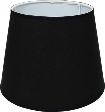 Paralume per lampada da tavolo o piantana in tessuto diam 16cm nero Illuminazione/Illuminazione per interni/Lampade/Paralumi Led Mall Home - Napoli, Commerciovirtuoso.it