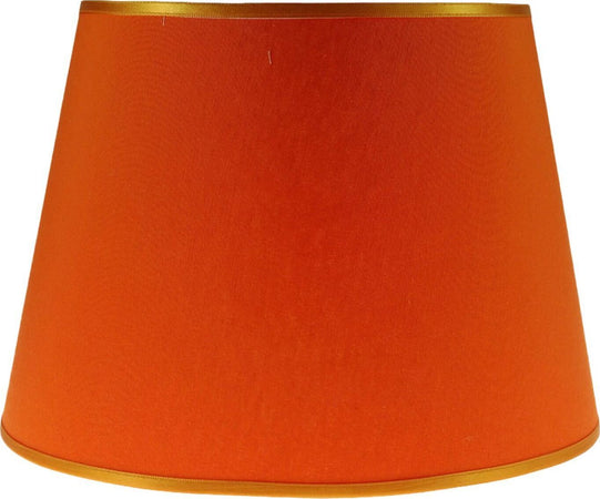 Paralume per lampada da tavolo o piantana in tessuto diam 25cm arancione Illuminazione/Illuminazione per interni/Lampade/Paralumi Led Mall Home - Napoli, Commerciovirtuoso.it