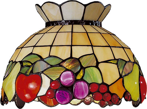 Paralume-Tiffany-In-Vetro-Decorato-Multicolor-D.-30-Cm