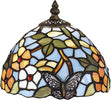 Paralume-Tiffany-Vetro-Decorato-Multicolor-D.-20-Cm