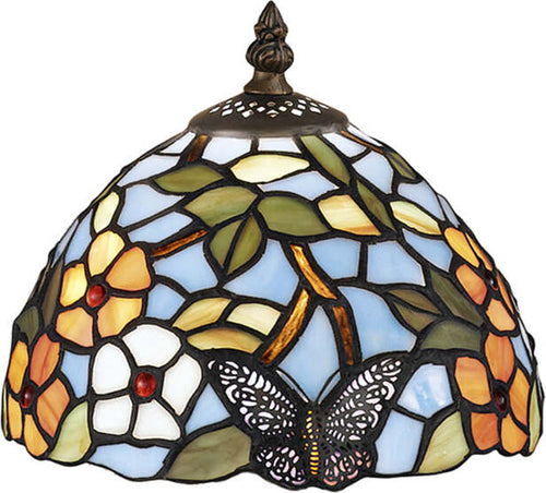 Paralume-Tiffany-Vetro-Decorato-Multicolor-D.-20-Cm