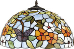 Paralume-Tiffany-Vetro-Decorato-Multicolor-D.-50-Cm
