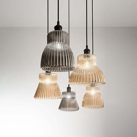 Paralume-Vetro-Soffiato-Millerighe-Trasparente