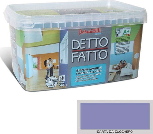 PARAMATTI-DETTO-FATTO-PITTURA-ACRILICA-SUPERLAVABILE-2.5LT-CARTA-ZUCCHERO