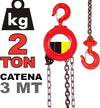 Paranco A Catena Manuale 2 Ton 3 Mt Argano Sollevatore Paranco 2000kg Fai da te/Prodotti per la costruzione/Prodotti per il trasporto materiali/Sollevamento e trazione/Argani e accessori/Argani manuali/Paranchi a catena Trade Shop italia - Napoli, Commerciovirtuoso.it