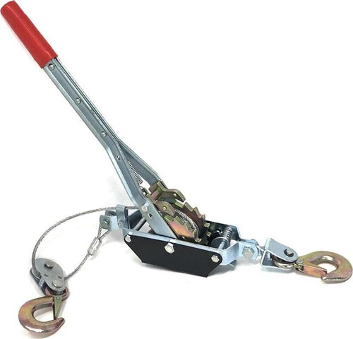 Paranco-Manuale-A-Leva-4-Tonnellate-Doppio-Gancio-4000-Kg-Each