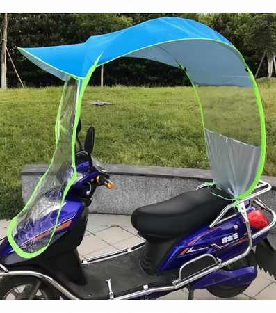 Parapioggia Moto Scooter Copertura Per Pioggia Impermeabile Coprimoto Universale