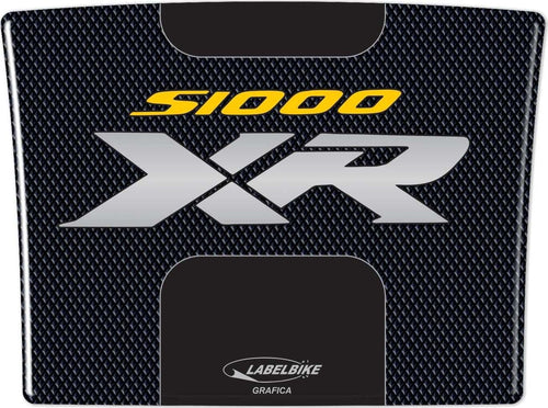PARASERBATOIO-3D-ADESIVO-SERBATOIO-compatibile-per-MOTO-BMW-S1000XR-TRIPLE-BLACK