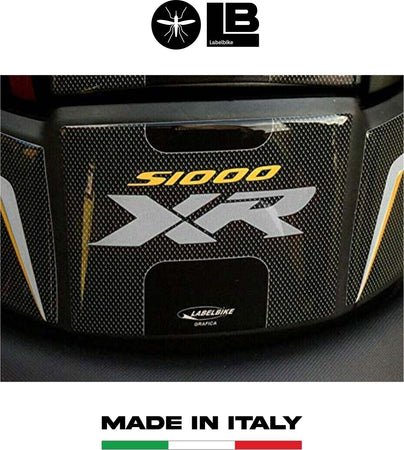 PARASERBATOIO-3D-ADESIVO-SERBATOIO-compatibile-per-MOTO-BMW-S1000XR-TRIPLE-BLACK