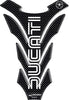 PARASERBATOIO-ADESIVI-3D-Carbonio-SERBATOIO-Compatibile-MOTO-DUCATI-OLD-Style