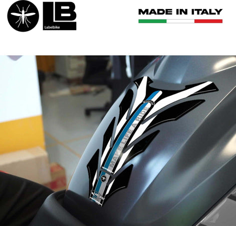 PARASERBATOIO-ADESIVO-3D-PROTEZIONE-SERBATOIO-Resinato-per-MOTO-BMW-Nero-Bianco